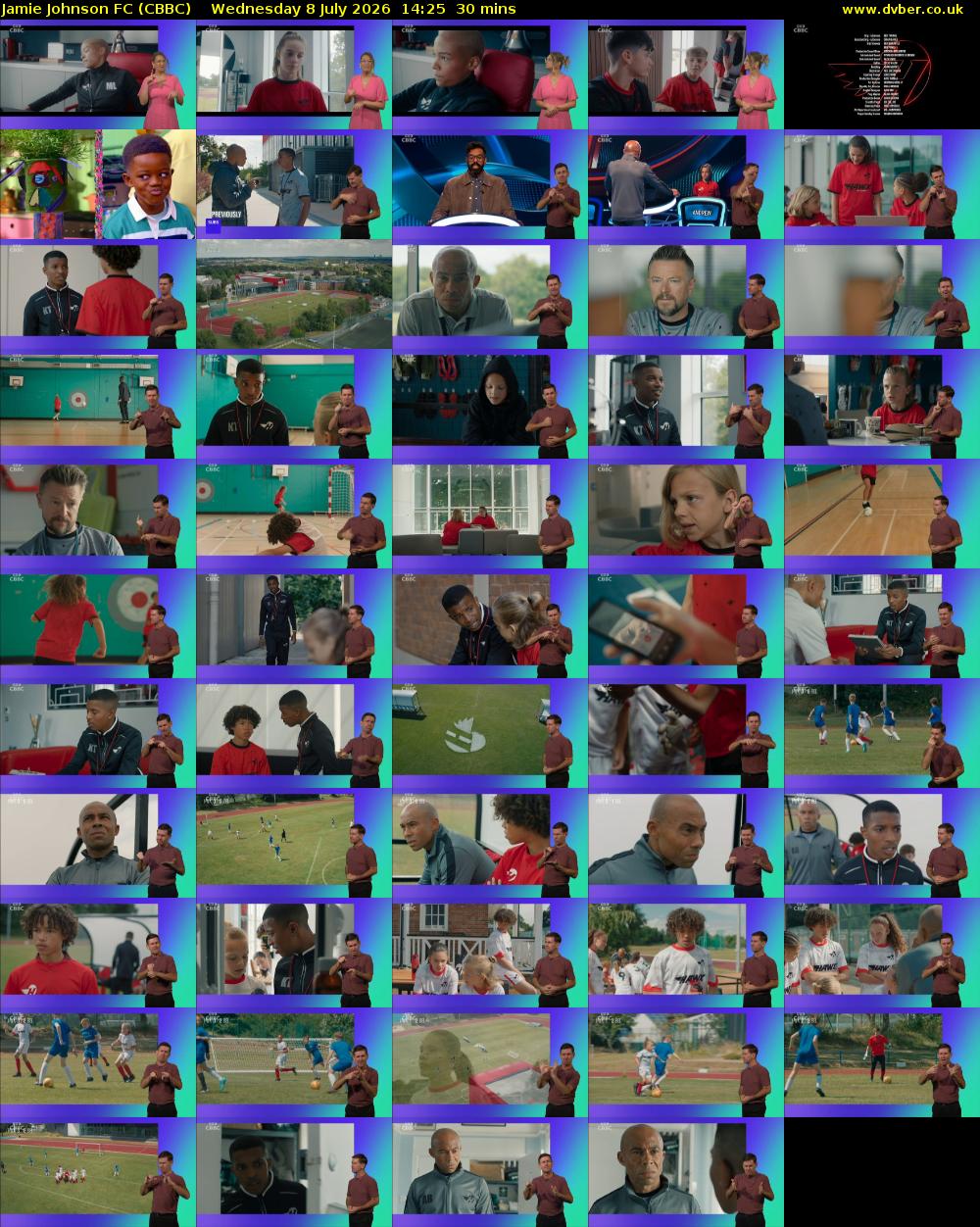 Jamie Johnson FC (CBBC) Wednesday 8 July 2026 14:25 - 14:55