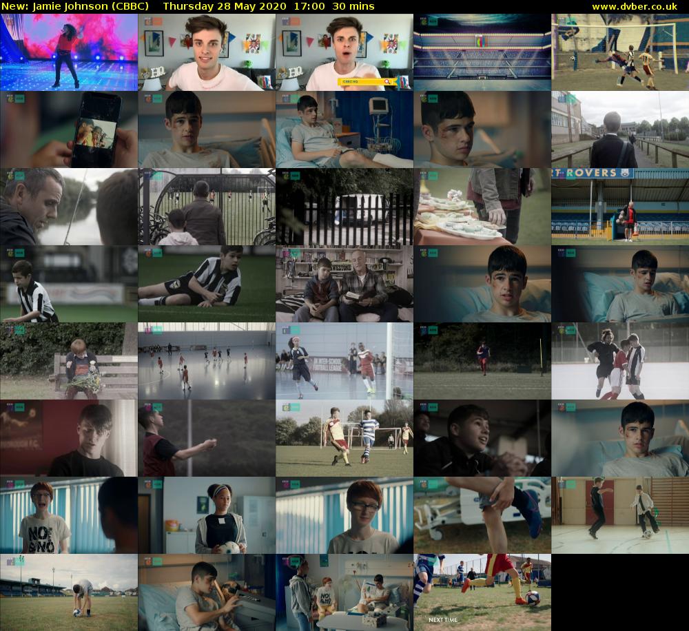 Jamie Johnson (CBBC) Thursday 28 May 2020 17:00 - 17:30