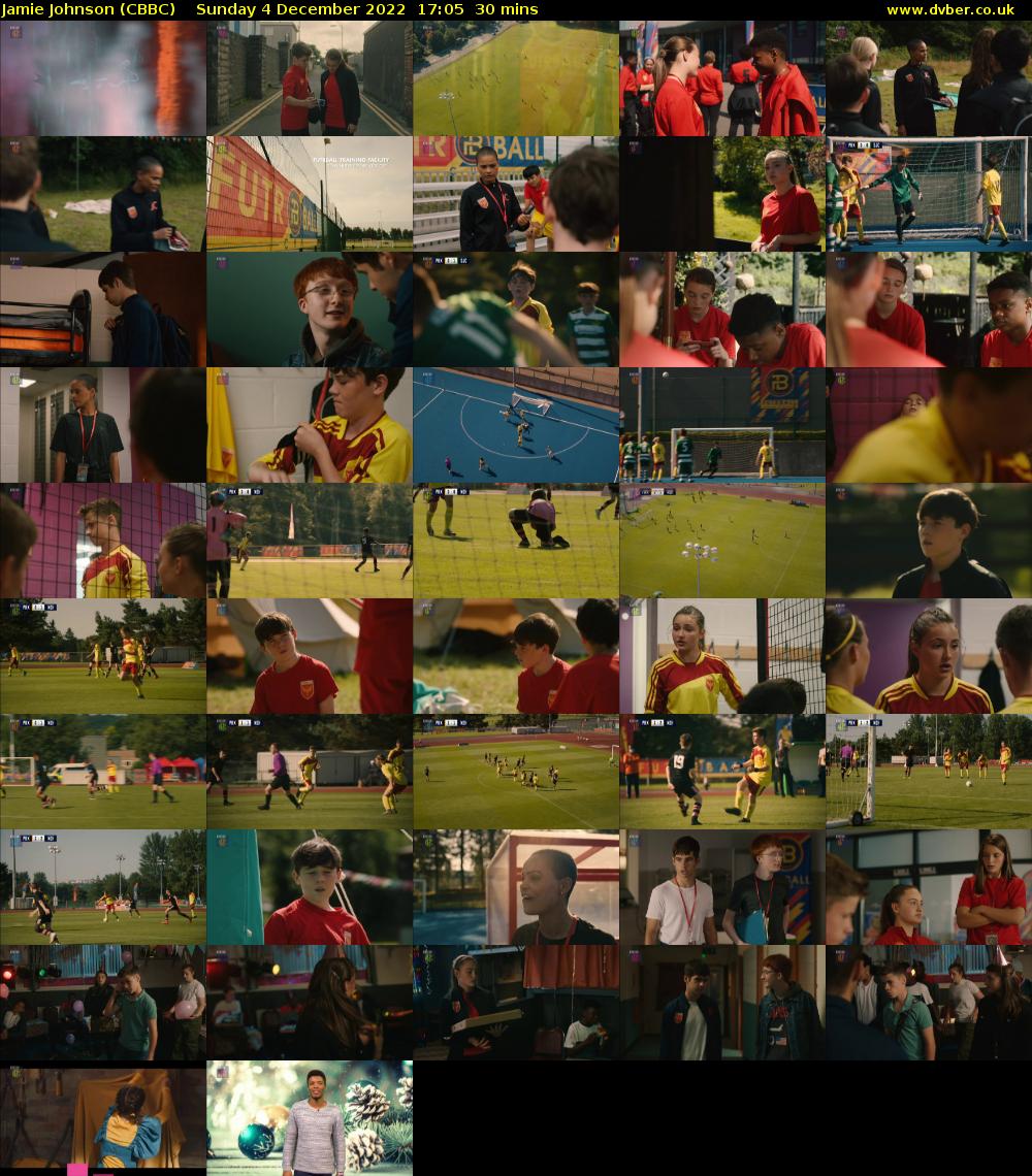 Jamie Johnson (CBBC) Sunday 4 December 2022 17:05 - 17:35
