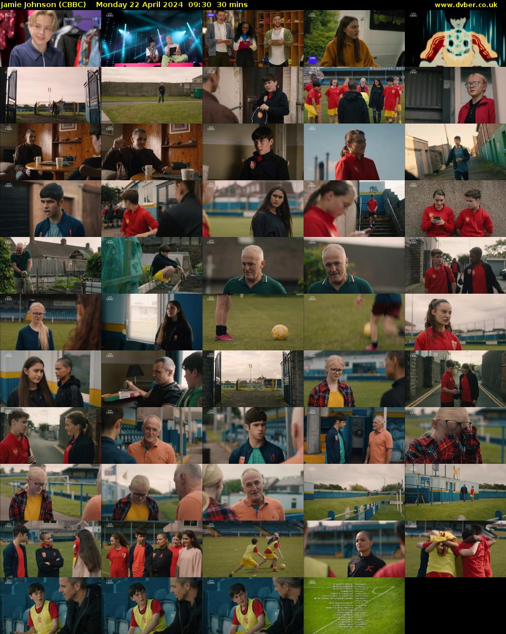 Jamie Johnson (CBBC) Monday 22 April 2024 09:30 - 10:00