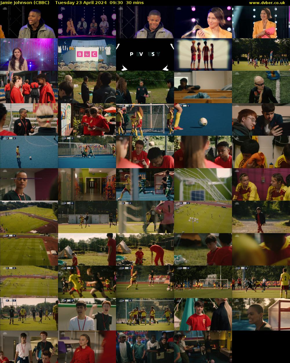 Jamie Johnson (CBBC) Tuesday 23 April 2024 09:30 - 10:00