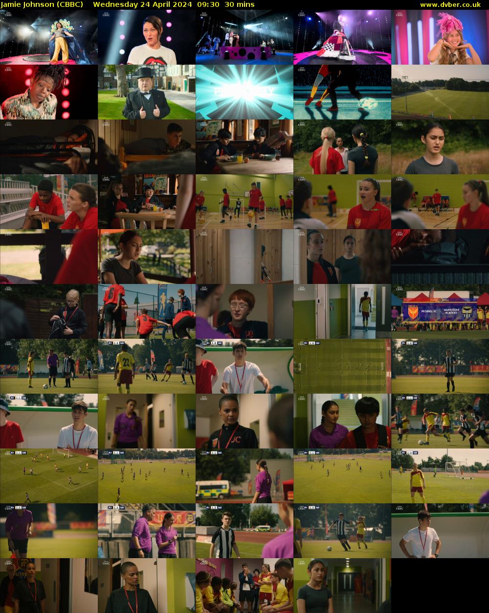 Jamie Johnson (CBBC) Wednesday 24 April 2024 09:30 - 10:00