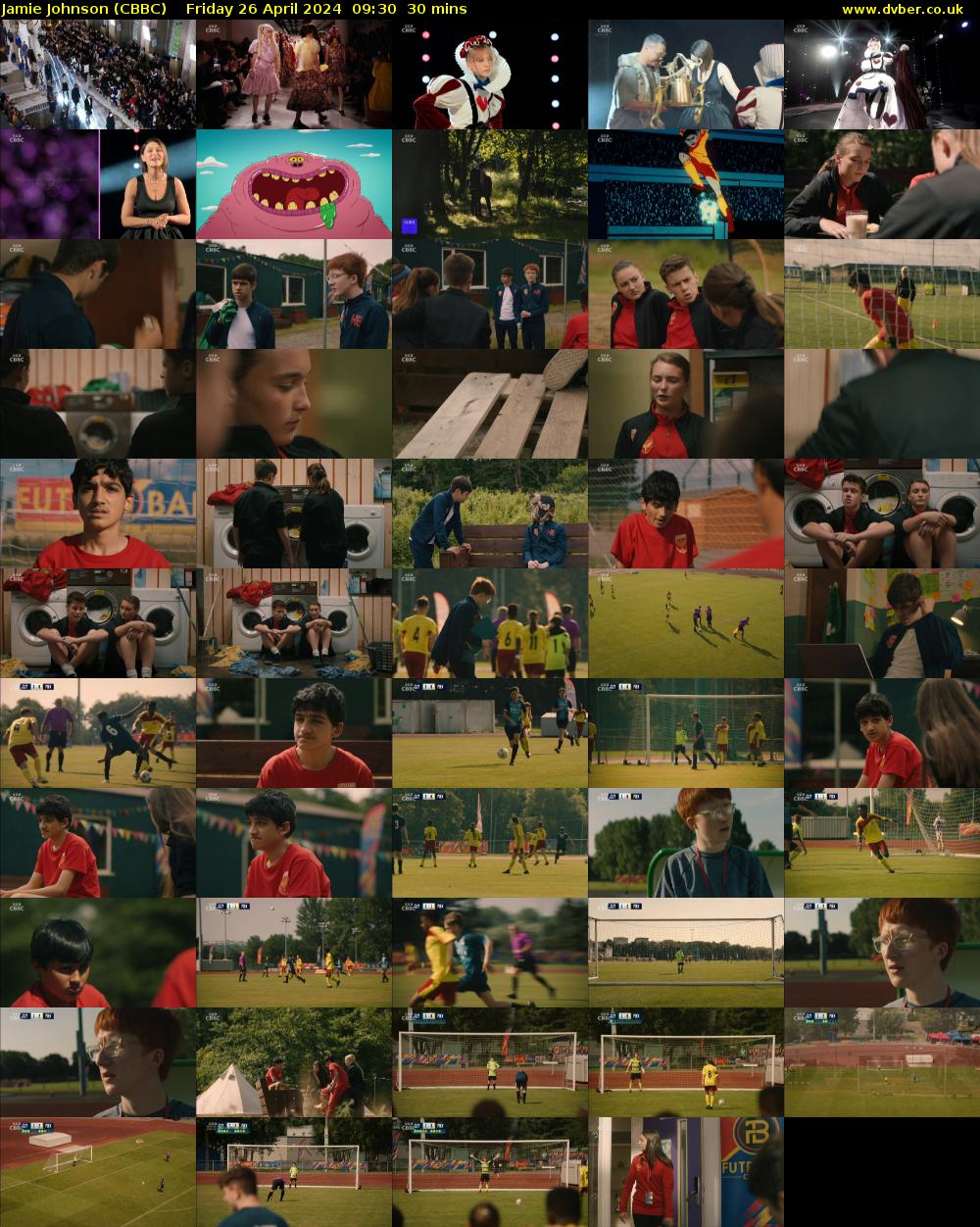 Jamie Johnson (CBBC) Friday 26 April 2024 09:30 - 10:00