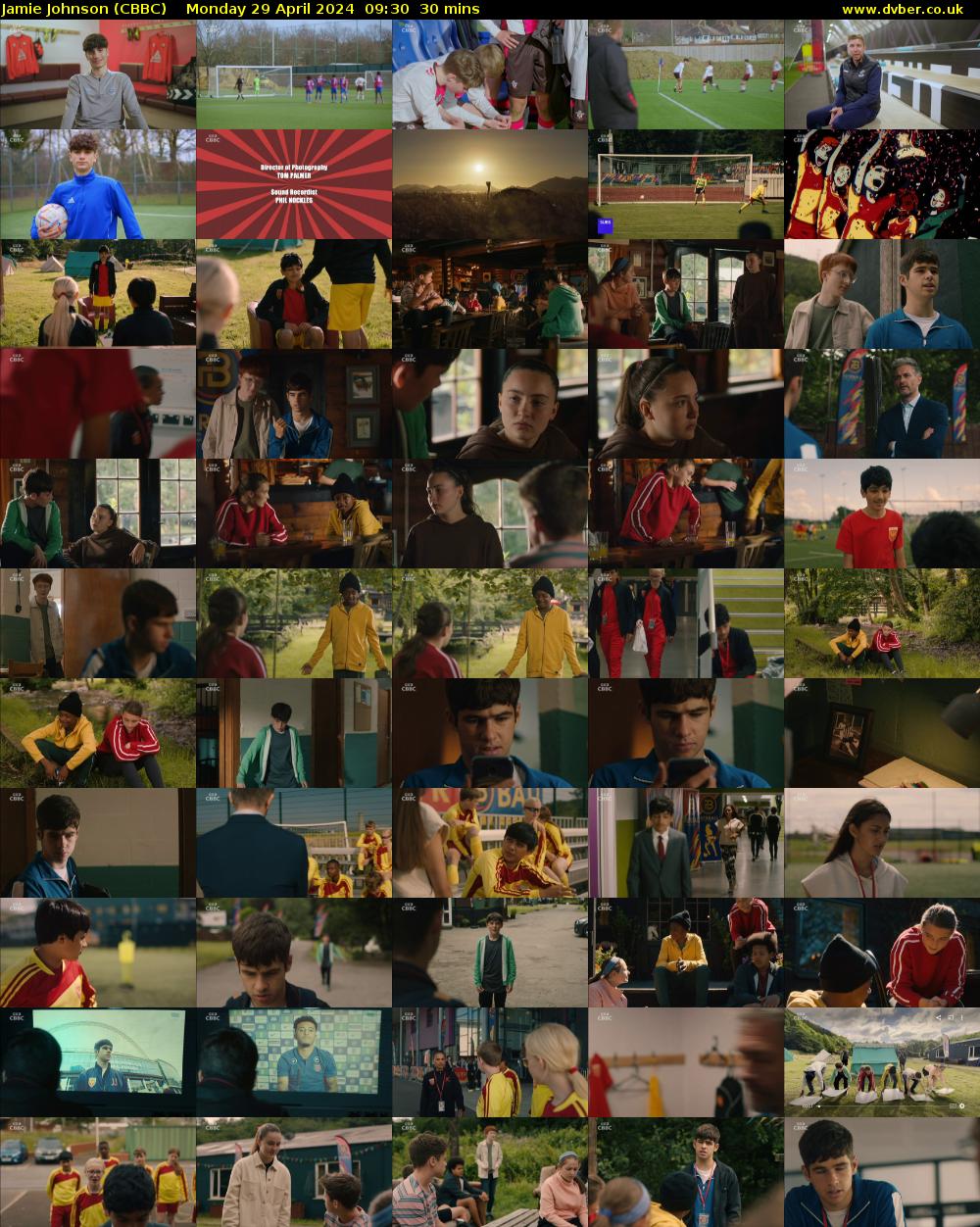 Jamie Johnson (CBBC) Monday 29 April 2024 09:30 - 10:00