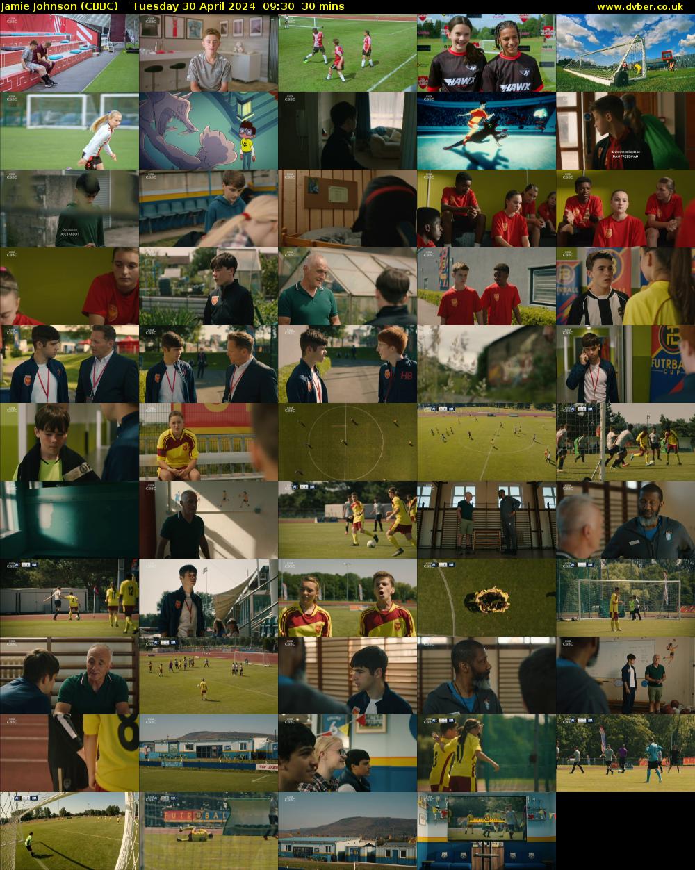 Jamie Johnson (CBBC) Tuesday 30 April 2024 09:30 - 10:00
