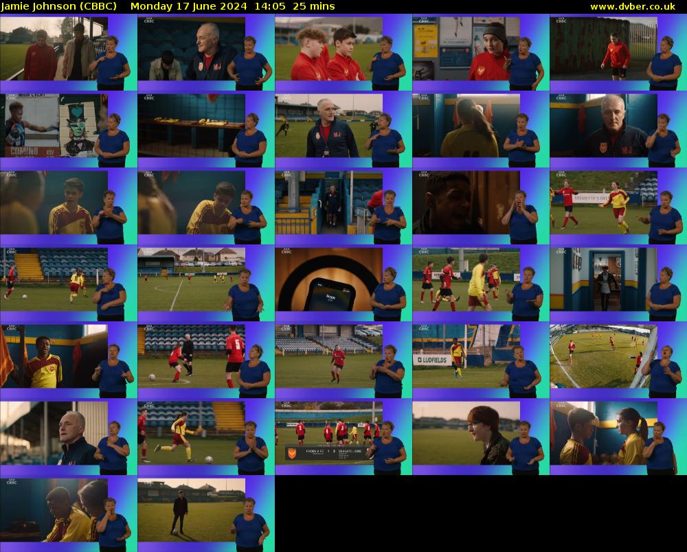 Jamie Johnson (CBBC) Monday 17 June 2024 14:05 - 14:30