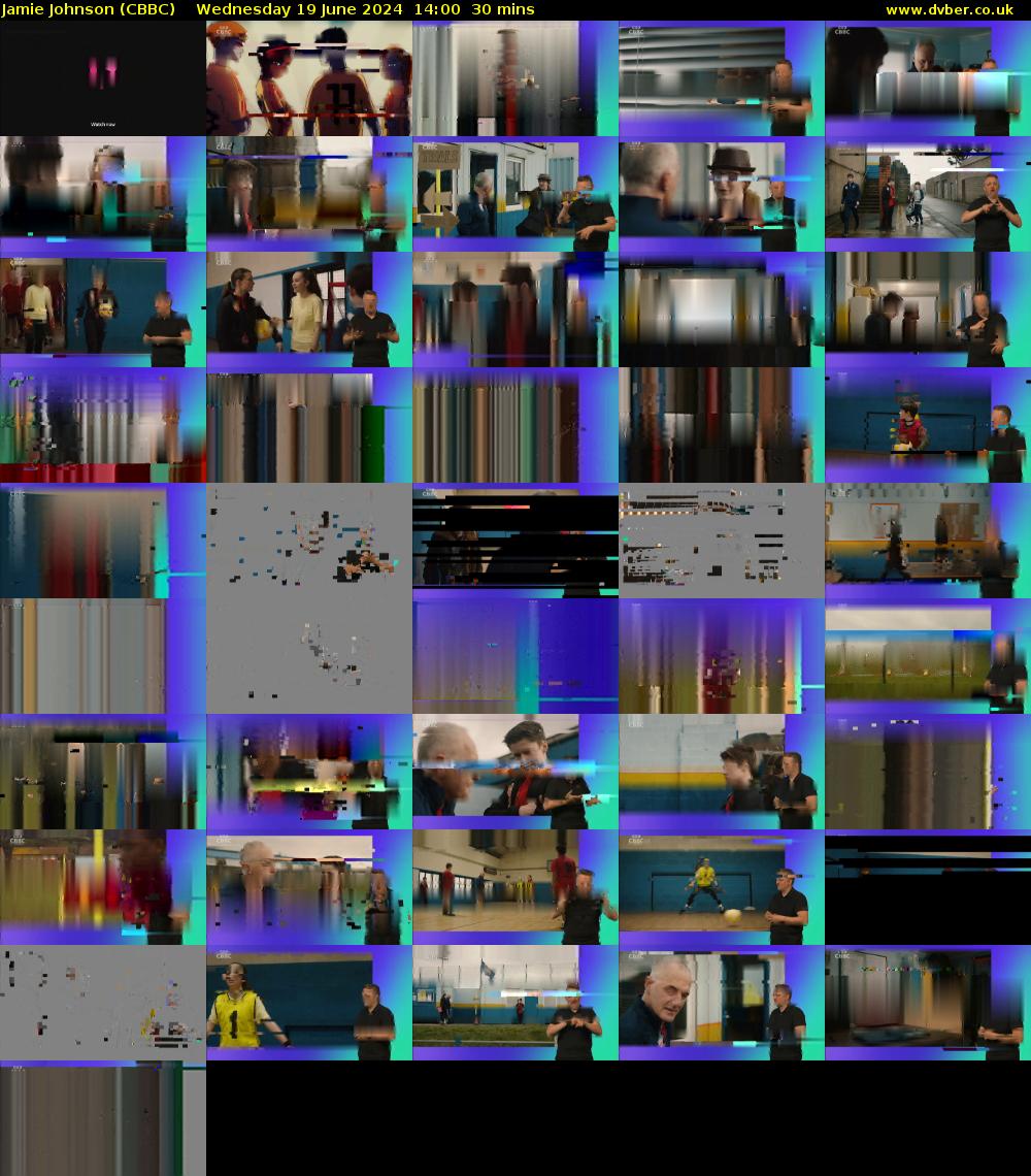 Jamie Johnson (CBBC) Wednesday 19 June 2024 14:00 - 14:30