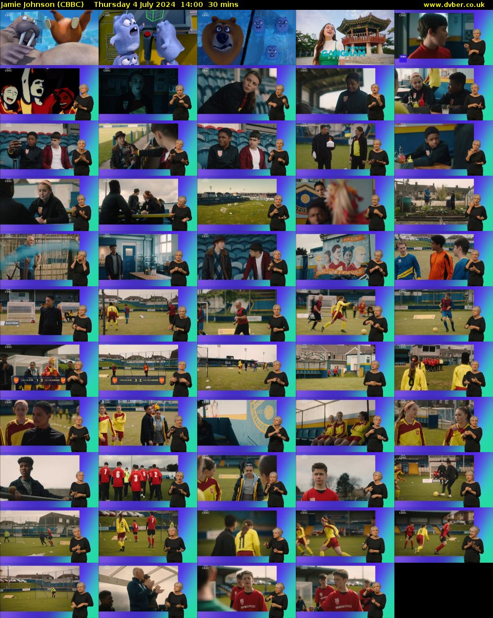 Jamie Johnson (CBBC) Thursday 4 July 2024 14:00 - 14:30