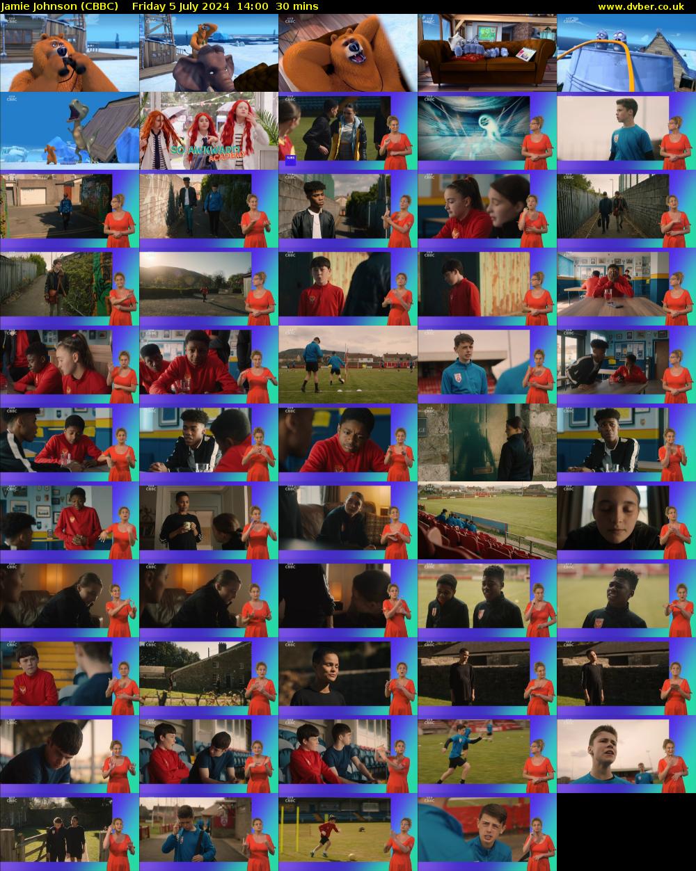 Jamie Johnson (CBBC) Friday 5 July 2024 14:00 - 14:30
