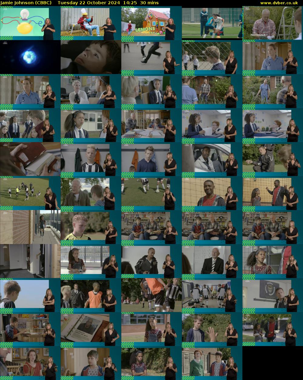 Jamie Johnson (CBBC) Tuesday 22 October 2024 14:25 - 14:55