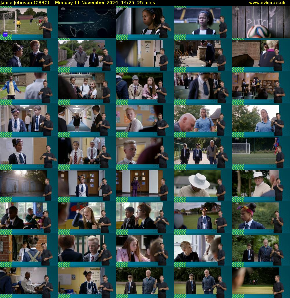 Jamie Johnson (CBBC) Monday 11 November 2024 14:25 - 14:50