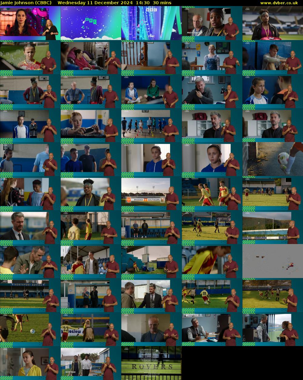 Jamie Johnson (CBBC) Wednesday 11 December 2024 14:30 - 15:00