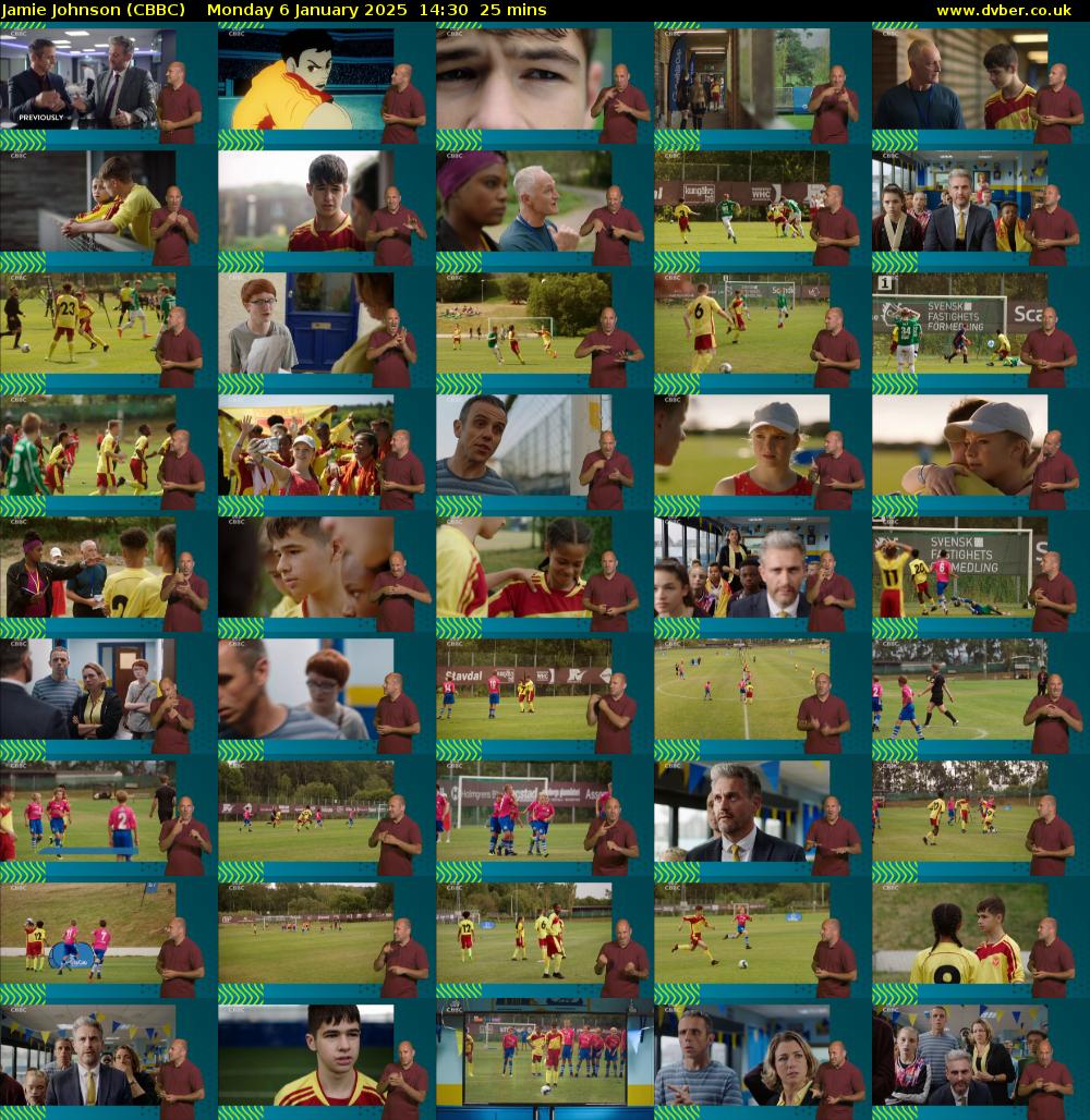 Jamie Johnson (CBBC) Monday 6 January 2025 14:30 - 14:55