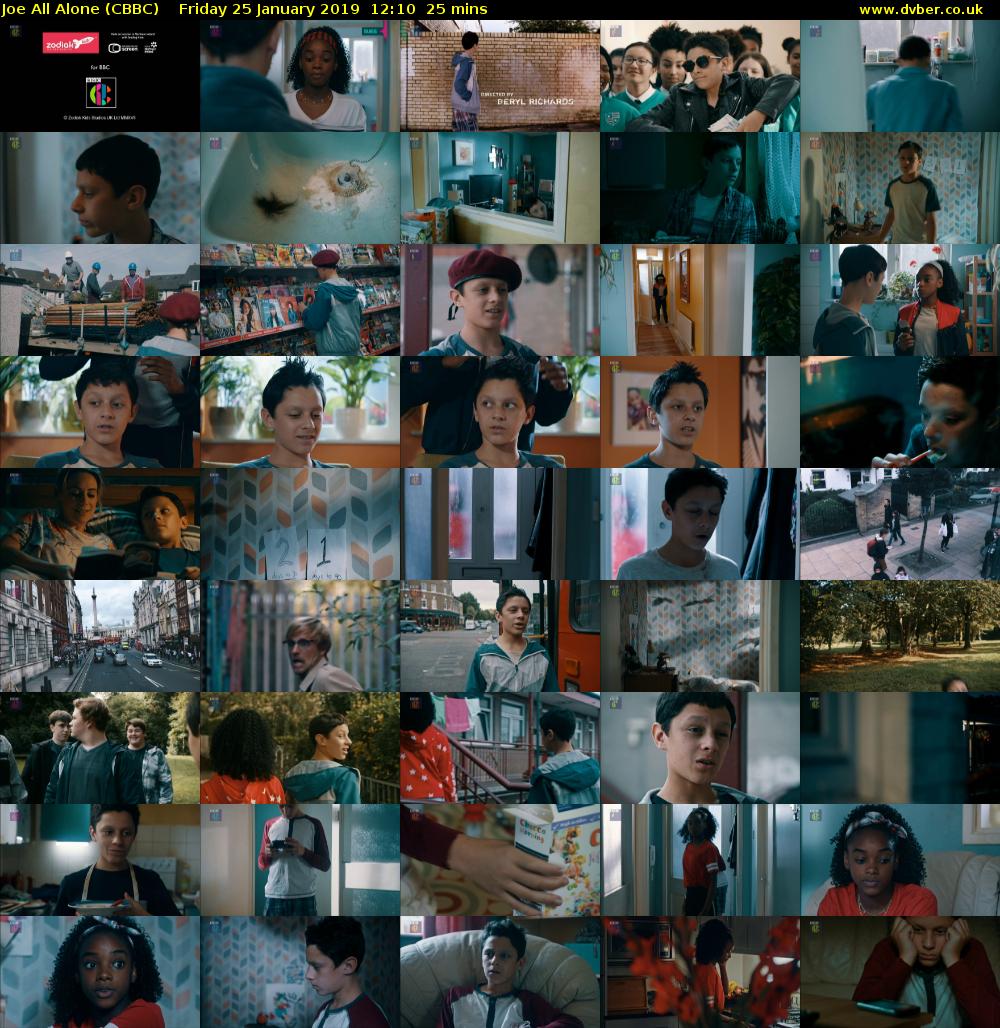 Joe All Alone (CBBC) Friday 25 January 2019 12:10 - 12:35