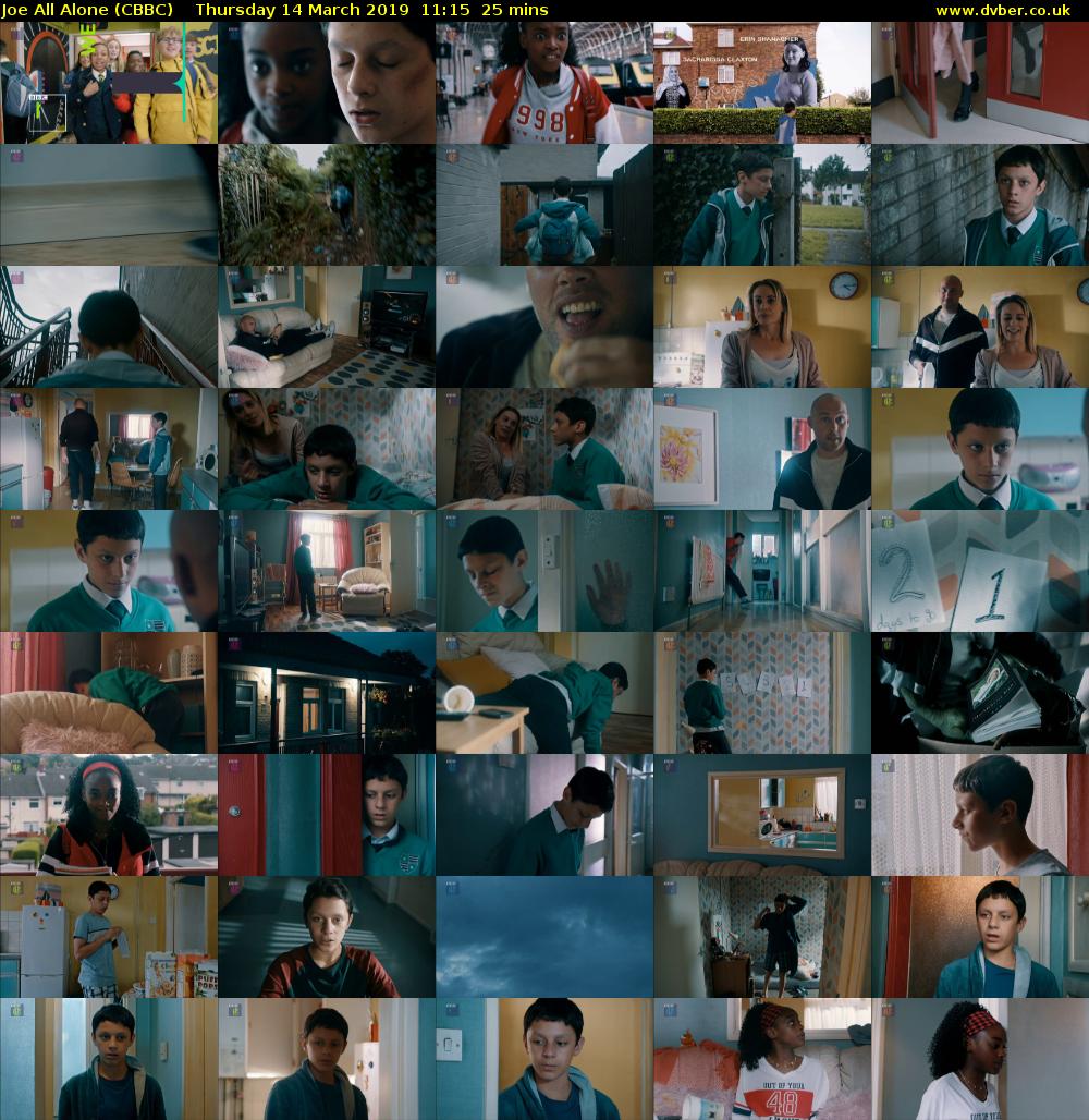 Joe All Alone (CBBC) Thursday 14 March 2019 11:15 - 11:40