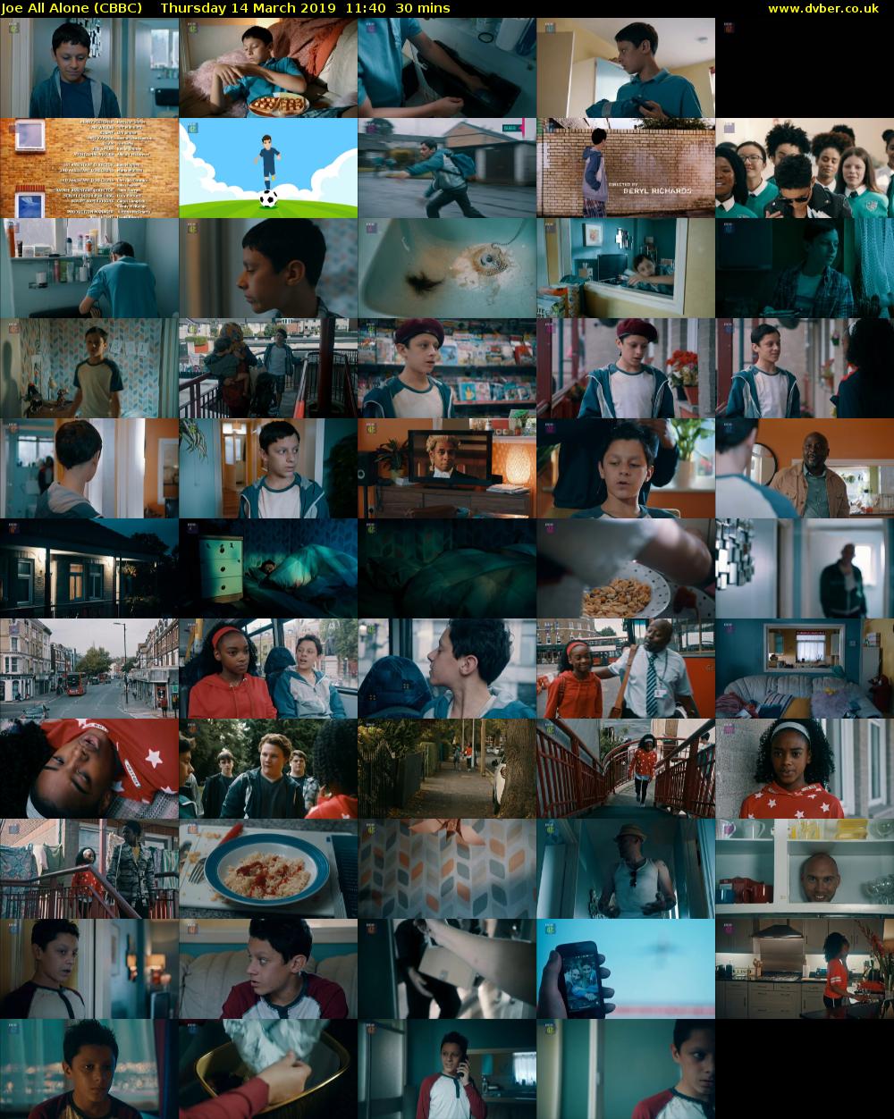 Joe All Alone (CBBC) Thursday 14 March 2019 11:40 - 12:10