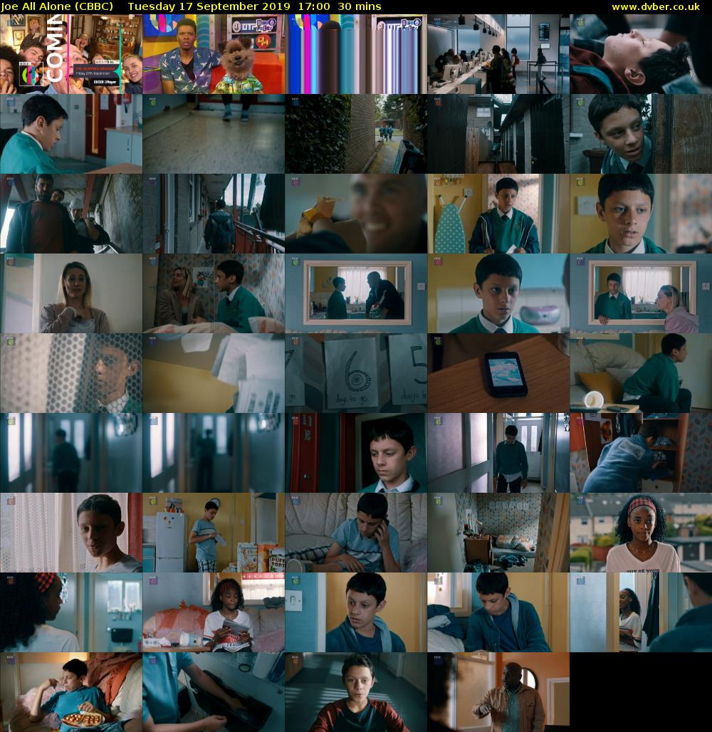 Joe All Alone (CBBC) Tuesday 17 September 2019 17:00 - 17:30