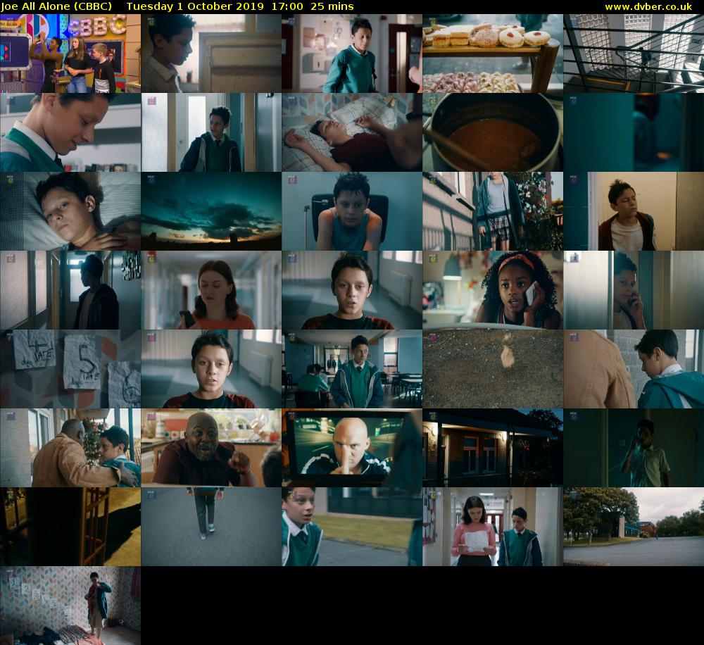 Joe All Alone (CBBC) Tuesday 1 October 2019 17:00 - 17:25