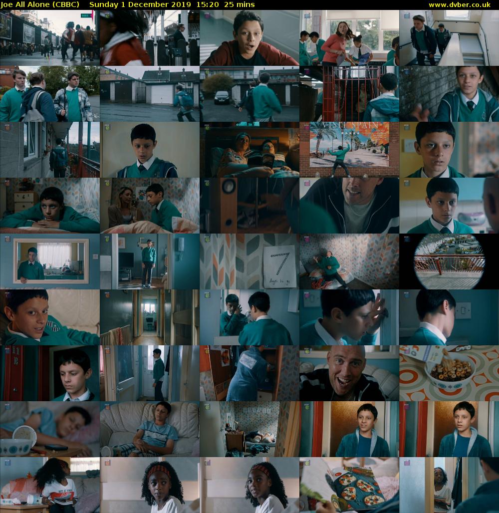 Joe All Alone (CBBC) Sunday 1 December 2019 15:20 - 15:45
