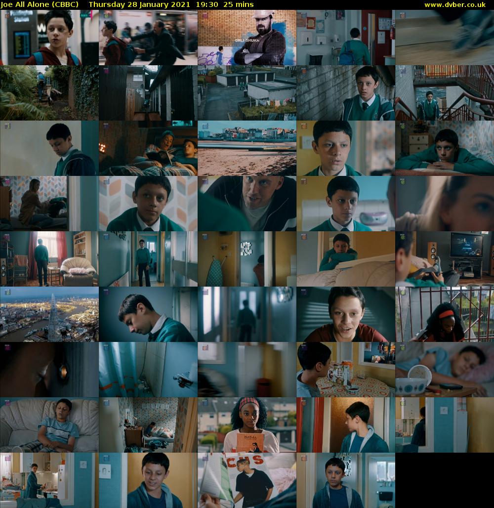 Joe All Alone (CBBC) Thursday 28 January 2021 19:30 - 19:55
