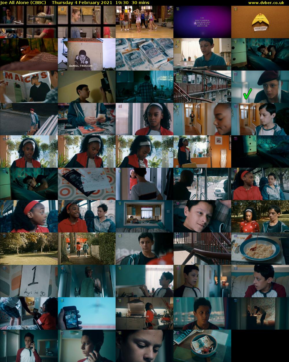 Joe All Alone (CBBC) Thursday 4 February 2021 19:30 - 20:00