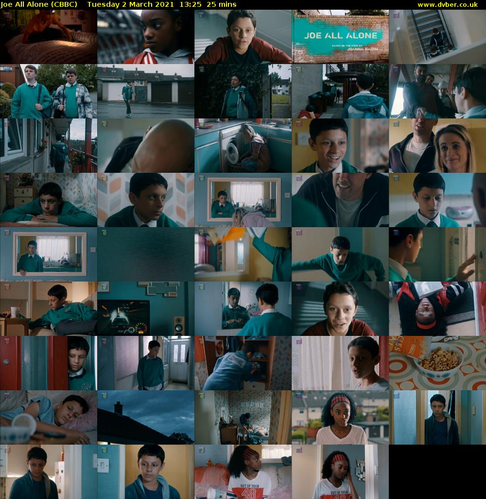 Joe All Alone (CBBC) Tuesday 2 March 2021 13:25 - 13:50