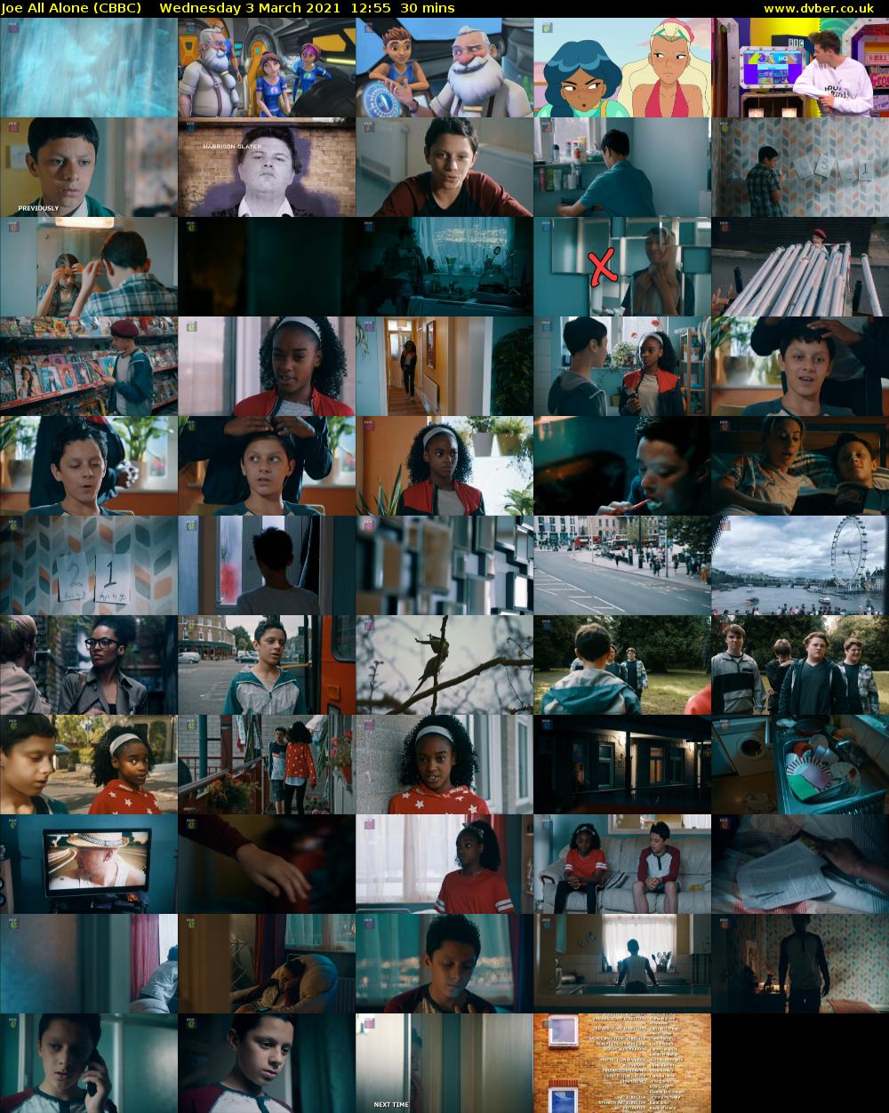 Joe All Alone (CBBC) Wednesday 3 March 2021 12:55 - 13:25
