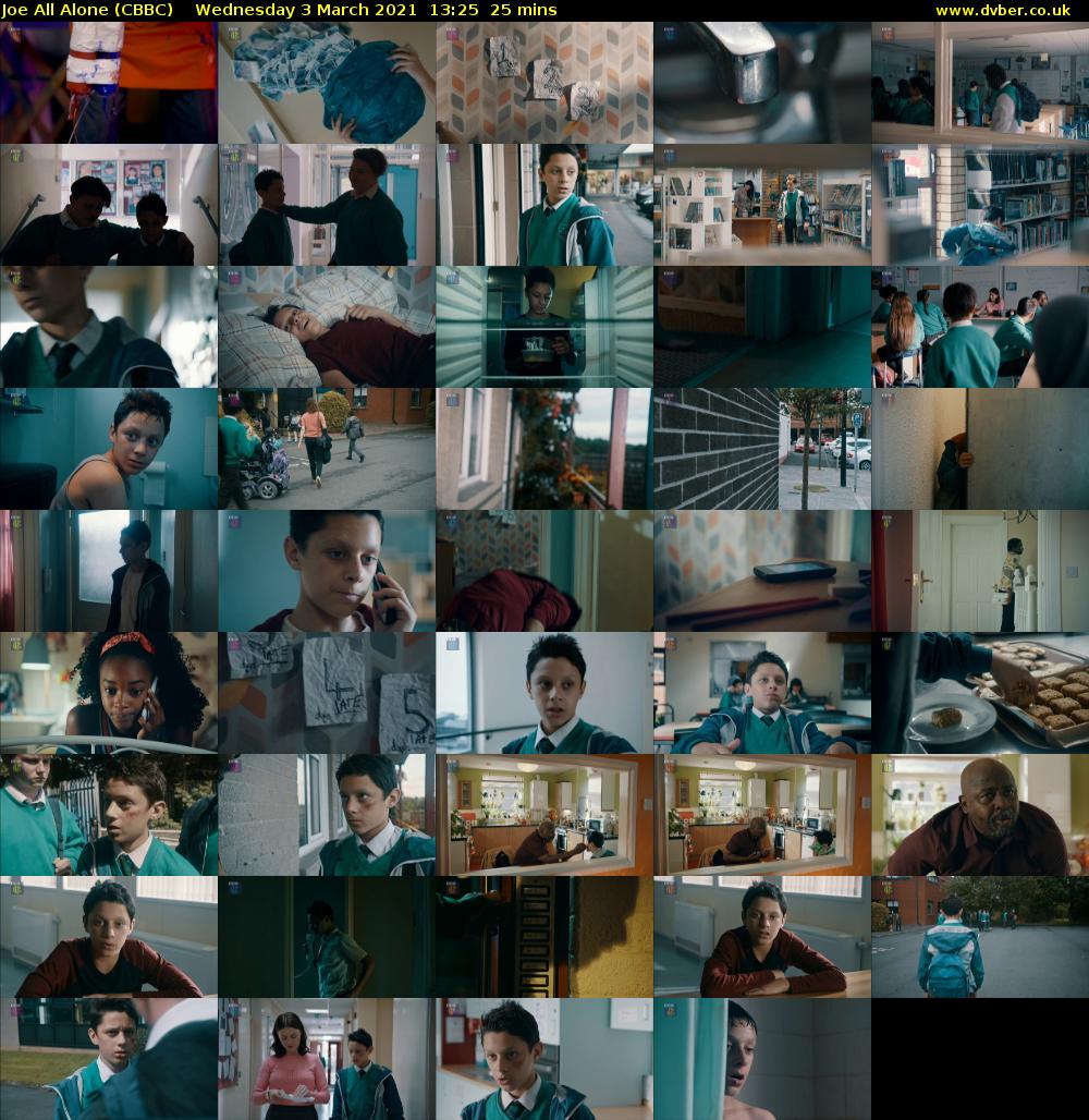 Joe All Alone (CBBC) Wednesday 3 March 2021 13:25 - 13:50
