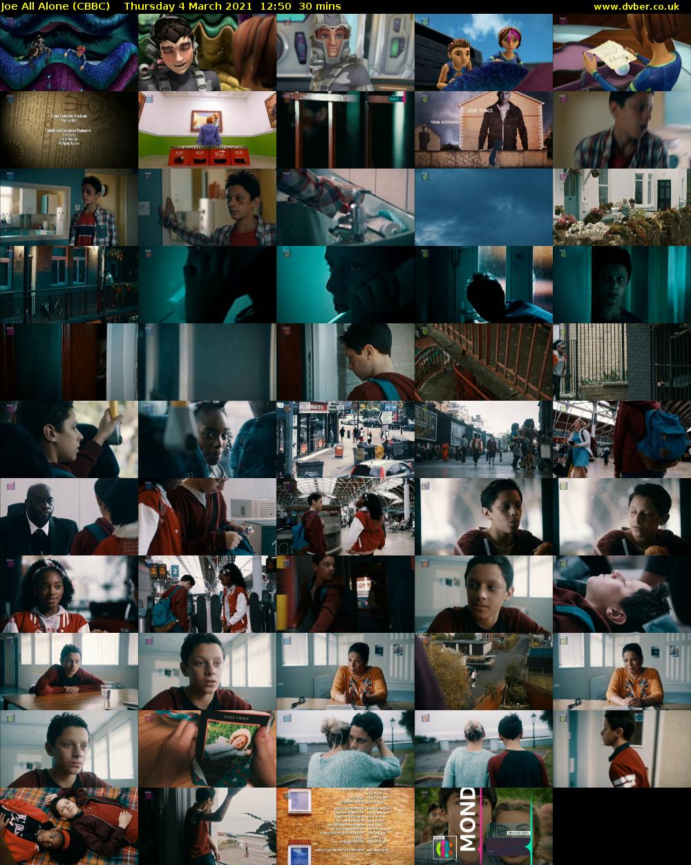 Joe All Alone (CBBC) Thursday 4 March 2021 12:50 - 13:20
