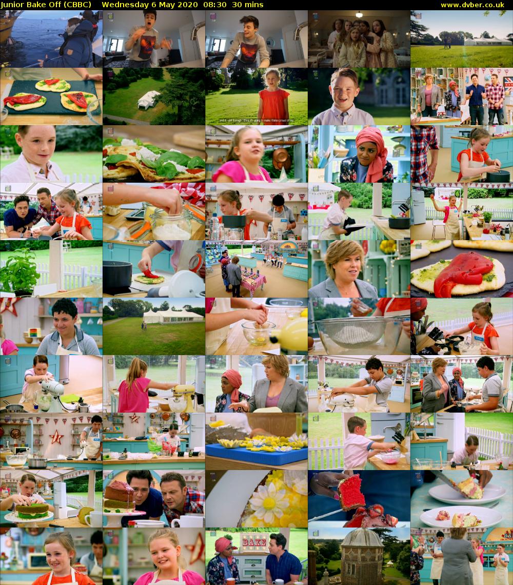 Junior Bake Off (CBBC) Wednesday 6 May 2020 08:30 - 09:00