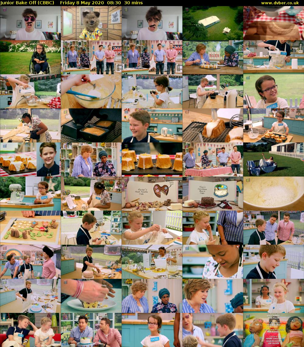 Junior Bake Off (CBBC) Friday 8 May 2020 08:30 - 09:00