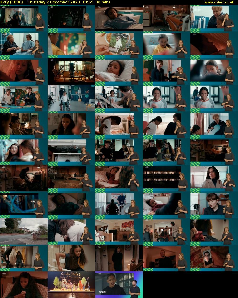 Katy (CBBC) Thursday 7 December 2023 13:55 - 14:25