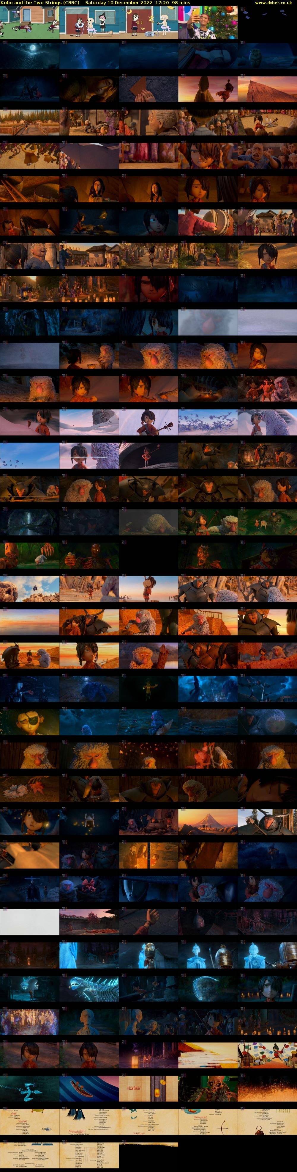 Kubo and the Two Strings (CBBC) Saturday 10 December 2022 17:20 - 18:58