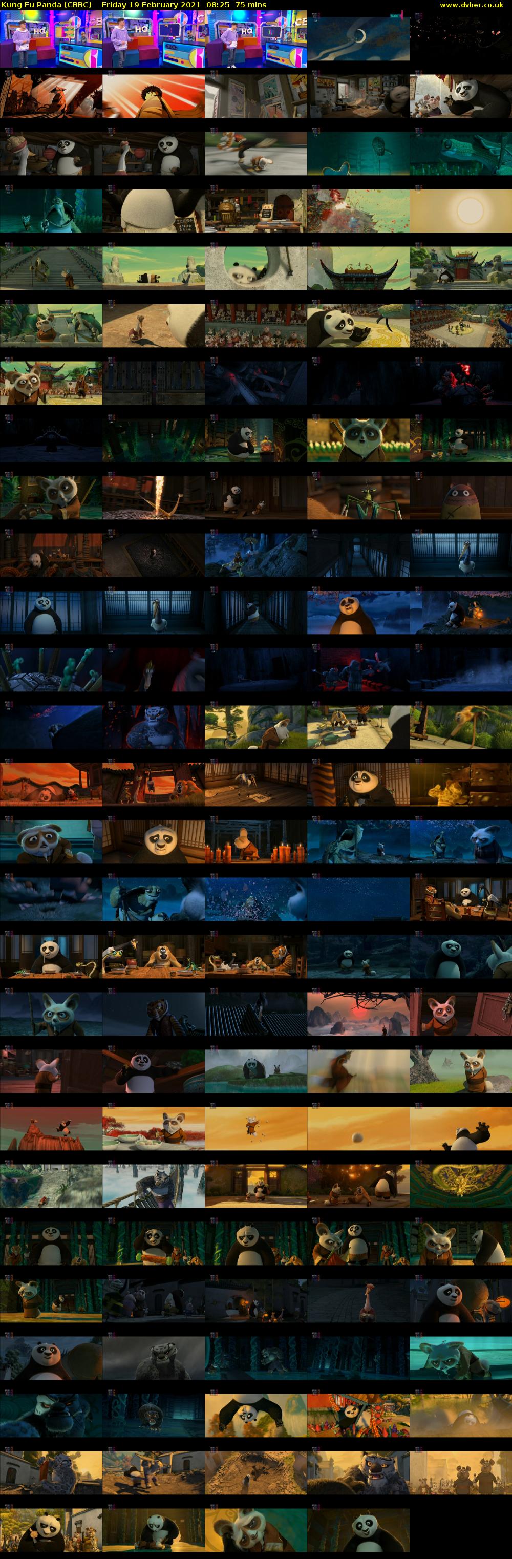 Kung Fu Panda (CBBC) Friday 19 February 2021 08:25 - 09:40