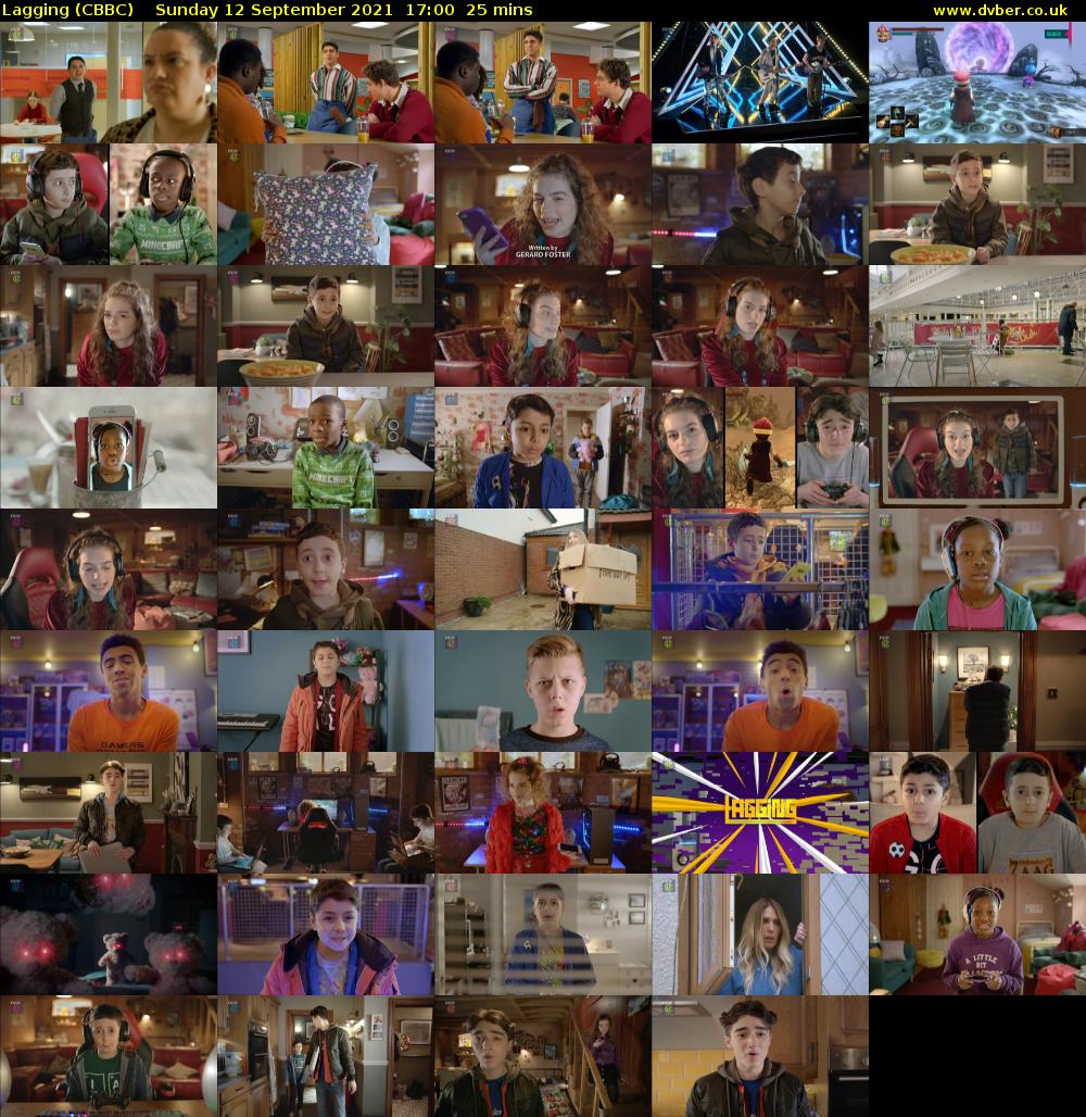 Lagging (CBBC) Sunday 12 September 2021 17:00 - 17:25