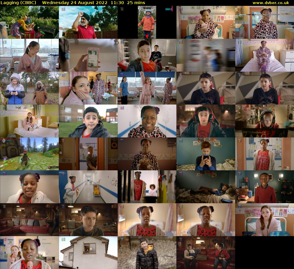 Lagging (CBBC) Wednesday 24 August 2022 11:30 - 11:55