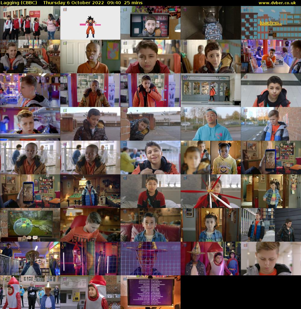 Lagging (CBBC) Thursday 6 October 2022 09:40 - 10:05