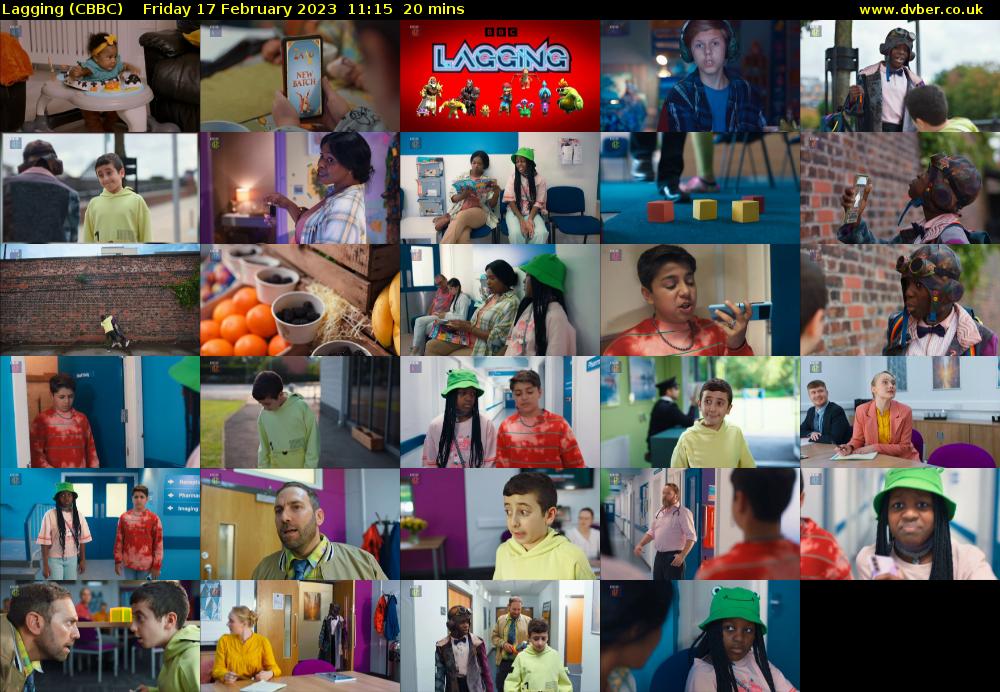 Lagging (CBBC) Friday 17 February 2023 11:15 - 11:35