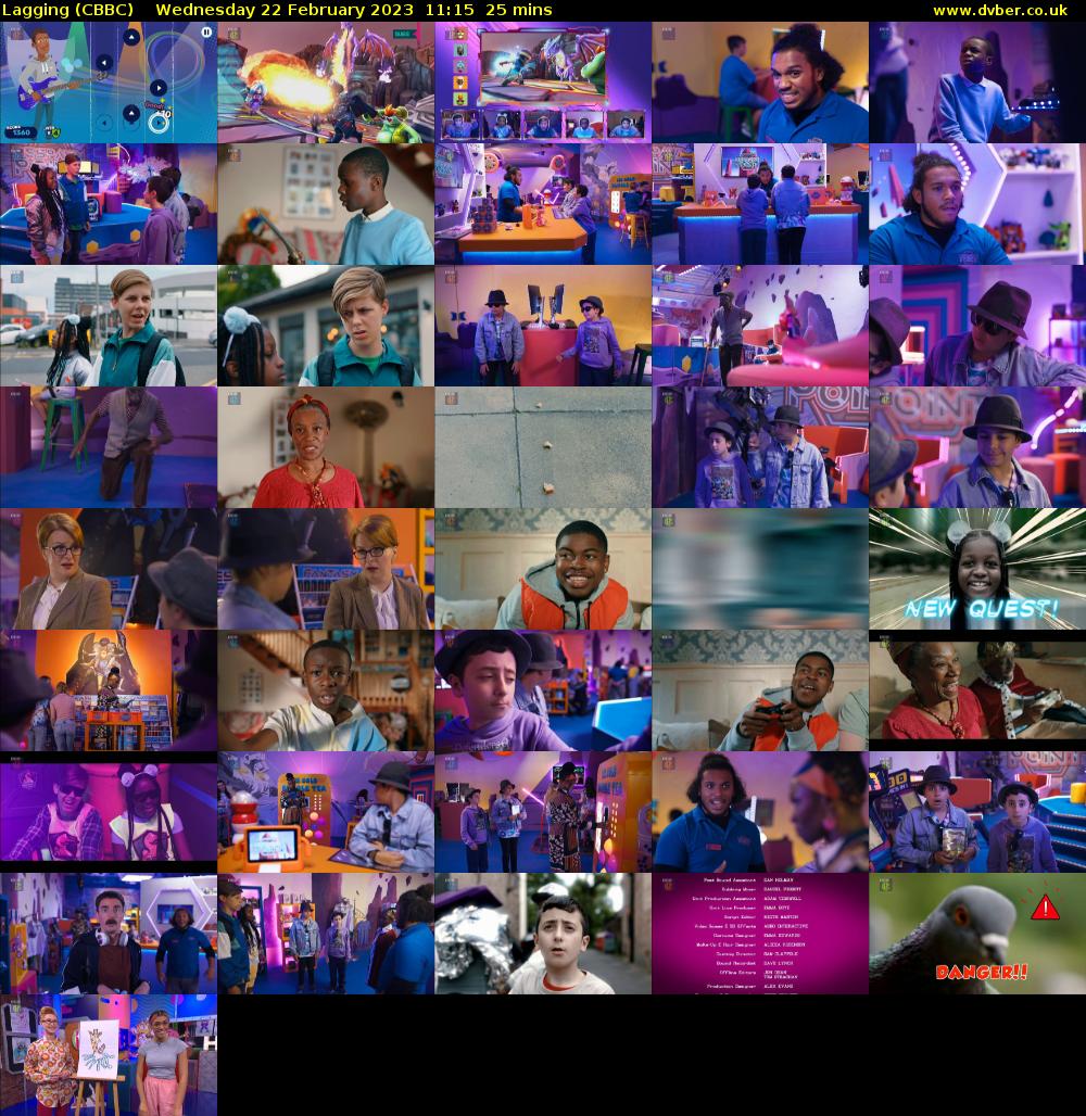 Lagging (CBBC) Wednesday 22 February 2023 11:15 - 11:40