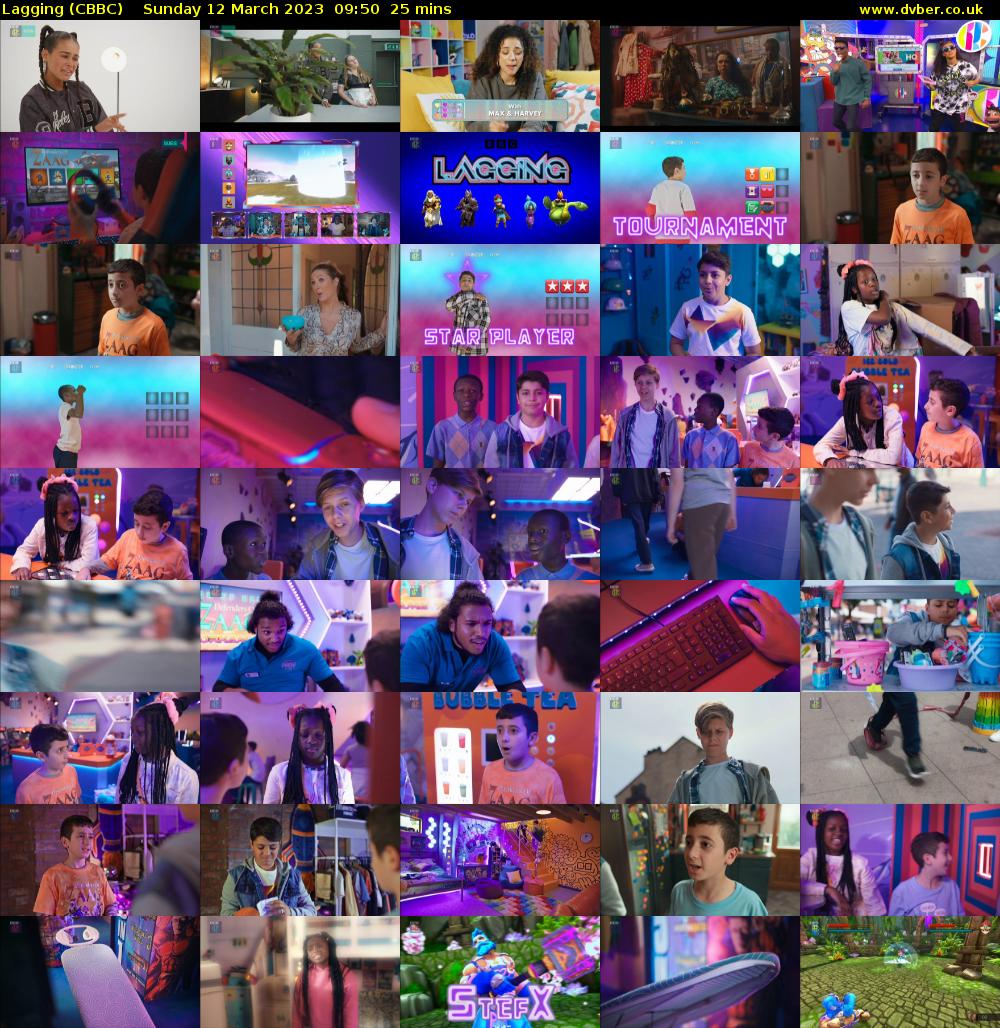 Lagging (CBBC) Sunday 12 March 2023 09:50 - 10:15