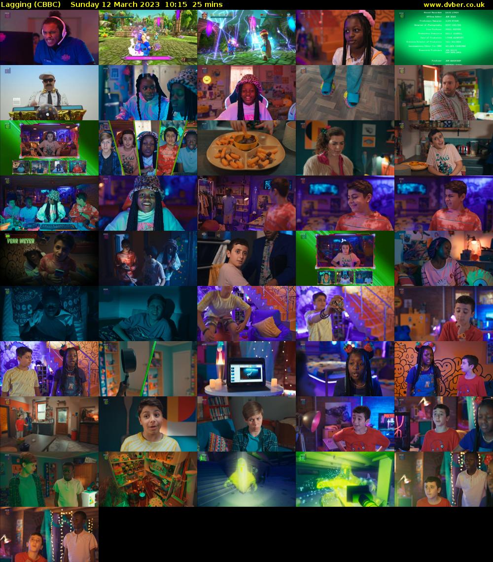 Lagging (CBBC) Sunday 12 March 2023 10:15 - 10:40