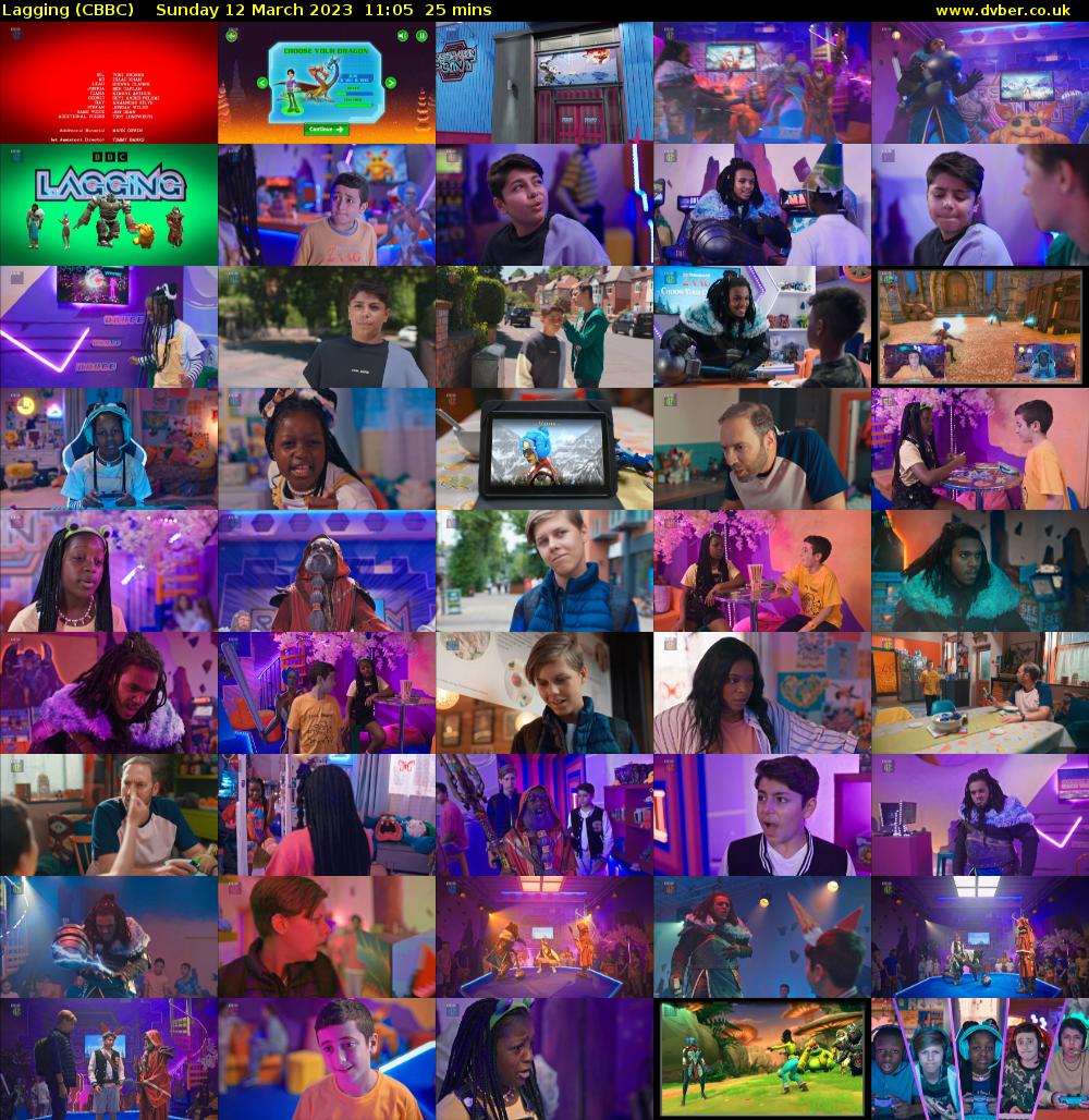 Lagging (CBBC) Sunday 12 March 2023 11:05 - 11:30