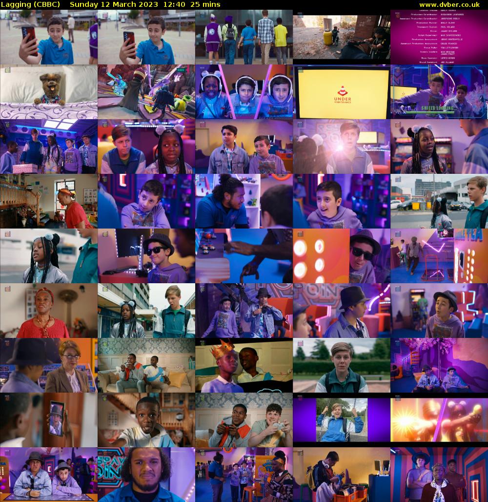 Lagging (CBBC) Sunday 12 March 2023 12:40 - 13:05