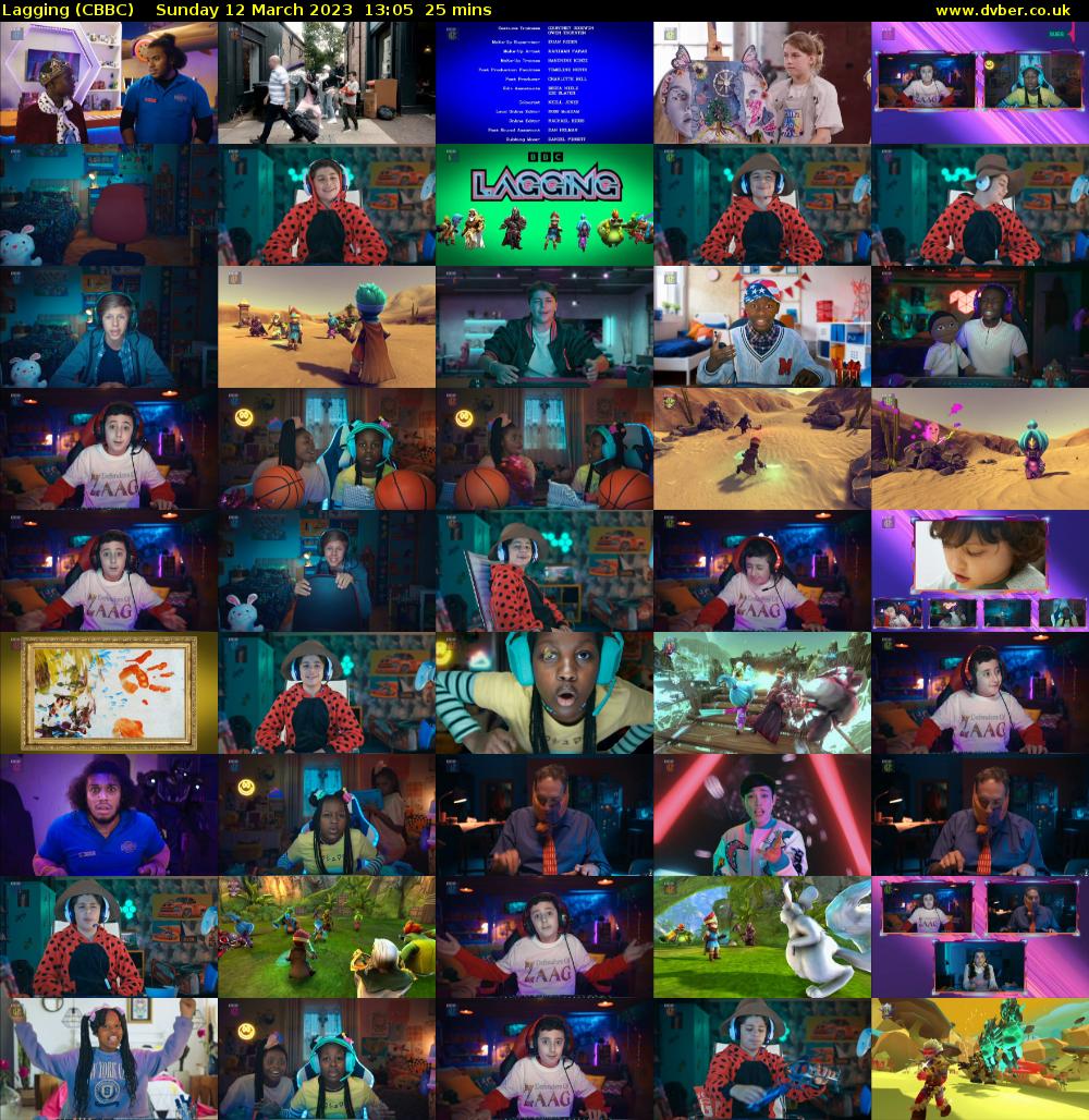 Lagging (CBBC) Sunday 12 March 2023 13:05 - 13:30