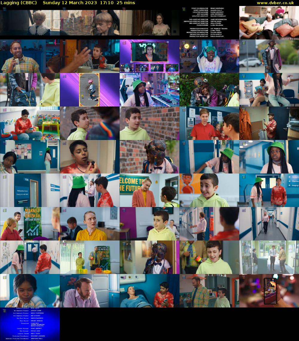 Lagging (CBBC) Sunday 12 March 2023 17:10 - 17:35
