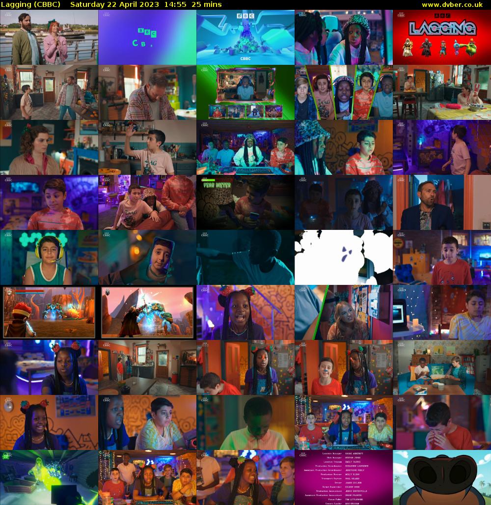 Lagging (CBBC) Saturday 22 April 2023 14:55 - 15:20