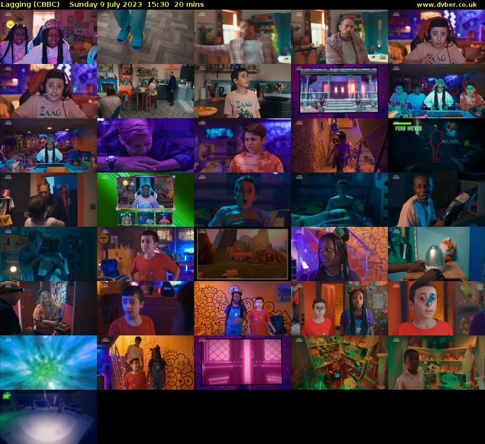 Lagging (CBBC) Sunday 9 July 2023 15:30 - 15:50