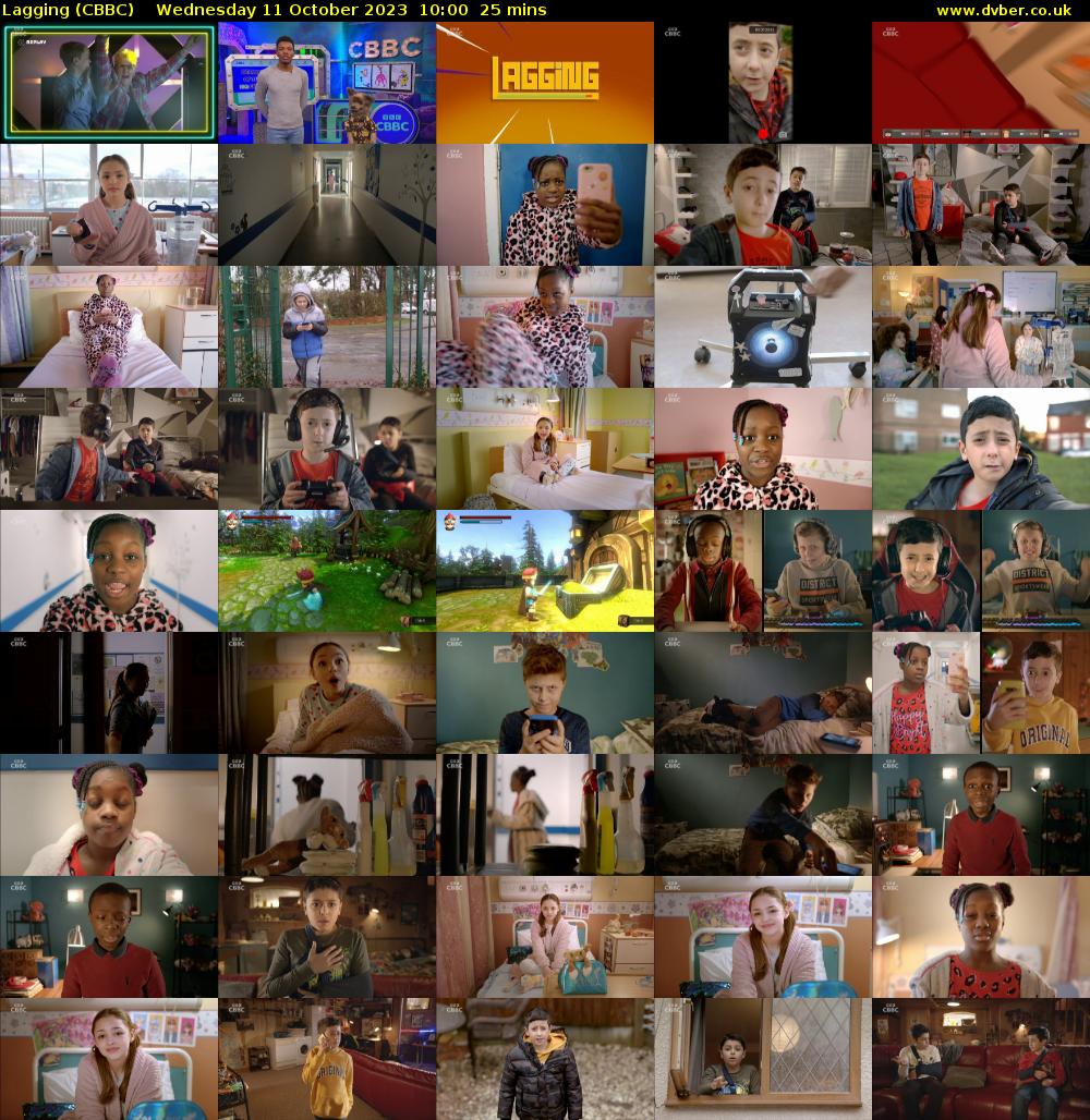 Lagging (CBBC) Wednesday 11 October 2023 10:00 - 10:25