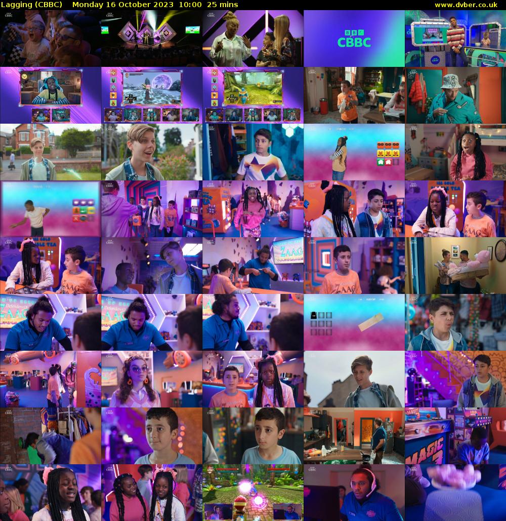 Lagging (CBBC) Monday 16 October 2023 10:00 - 10:25