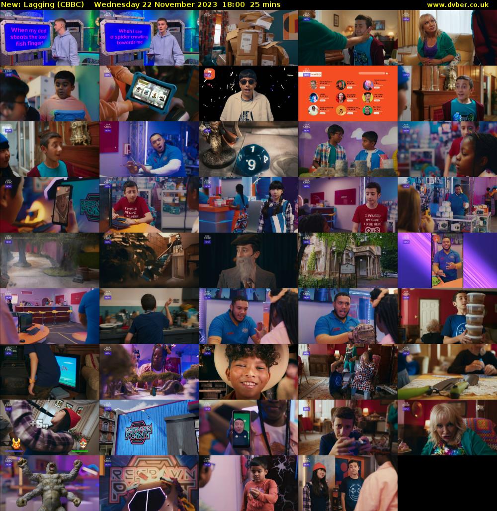 Lagging (CBBC) Wednesday 22 November 2023 18:00 - 18:25